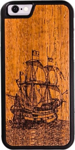 Husa telefon smartwoods Case din lemn Galleon Active iPhone 6S 6