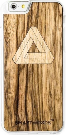 Husa telefon smartwoods Case din lemn Triangle Clear iPhone 6S 6