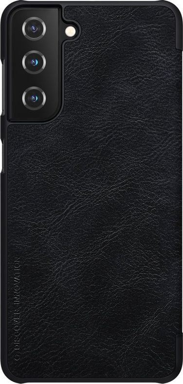 Huse telefoane - Husa tip carte Nillkin Qin pentru Samsung Galaxy S21(5G), negru