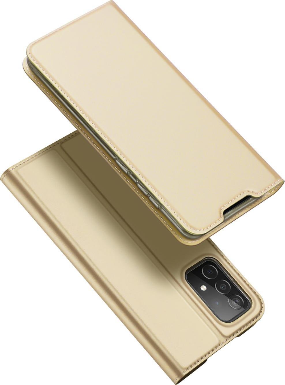 Husa toc Dux Ducis Dux Ducis Skin Pro cu husa clapa pentru Samsung Galaxy A73 gold