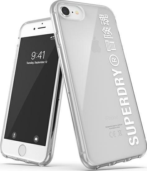 Husă transparentă Dr Nona SuperDry Snap iPhone 6/6s/7/8/SE 2020 alb/alb 41573