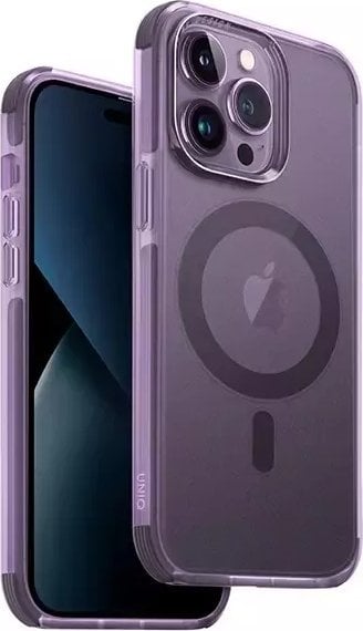 Husă Uniq UNIQ Combat Apple iPhone 14 Pro MagClick Încărcare violet/mov smochin