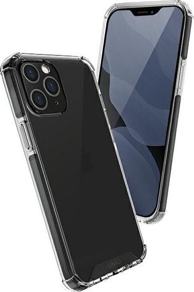Husa Uniq UNIQ Combat iPhone 12 Pro Max 6.7` negru/negru fum