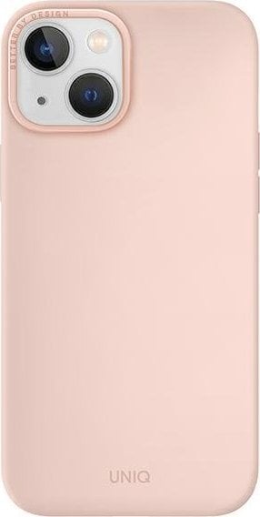 Husă Uniq UNIQ Lino Hue pentru iPhone 14 6.1` Magclick Charging roz/roz blush