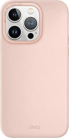 Husă Uniq UNIQ Lino Hue pentru iPhone 14 Pro 6.1` Magclick Charging roz/roz blush