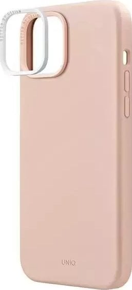 Husa Uniq UNIQ Lino pentru iPhone 14 Plus 6.7` roz/roz blush