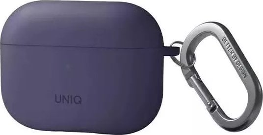 Husă Uniq UNIQ Nexo AirPods Pro 2 gen + cârlige pentru urechi Silicon violet/smochin violet