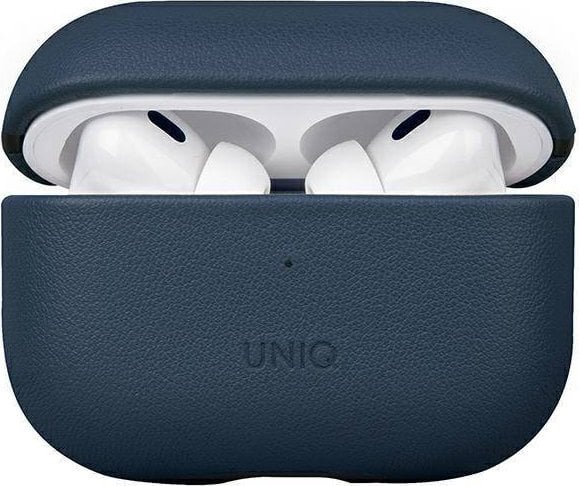 Husă Uniq UNIQ Terra Apple AirPods Pro 2 Piele autentică albastru/albastru spațiu