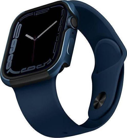 Husa Uniq UNIQ Valencia Apple Watch Series 4/5/6/7/SE 45/44mm. albastru/albastru