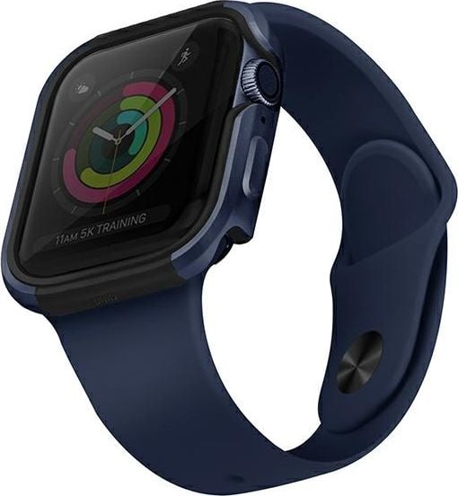 Husa Uniq Valencia Apple Watch Series 4/5/6/SE 40mm albastru