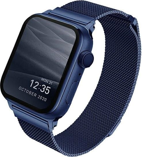 Husa Uniq Valencia Apple Watch Series 4/5/6/SE 40mm albastru