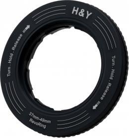 H&Y Adaptor de filtru reglabil H&Y Revoring 37-49 mm pentru filtre de 52 mm