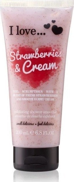 I love I Love, Coconut &amp; Cream, Exfoliating, Shower Gel, 200 ml Unisex