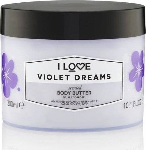 Iubesc untul de corp hidratant Scented Body Butter Violet Dreams 300ml