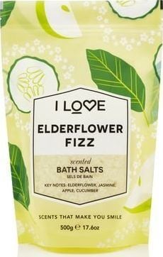 I love Sól do kąpieli Elderflower Fizz 500g