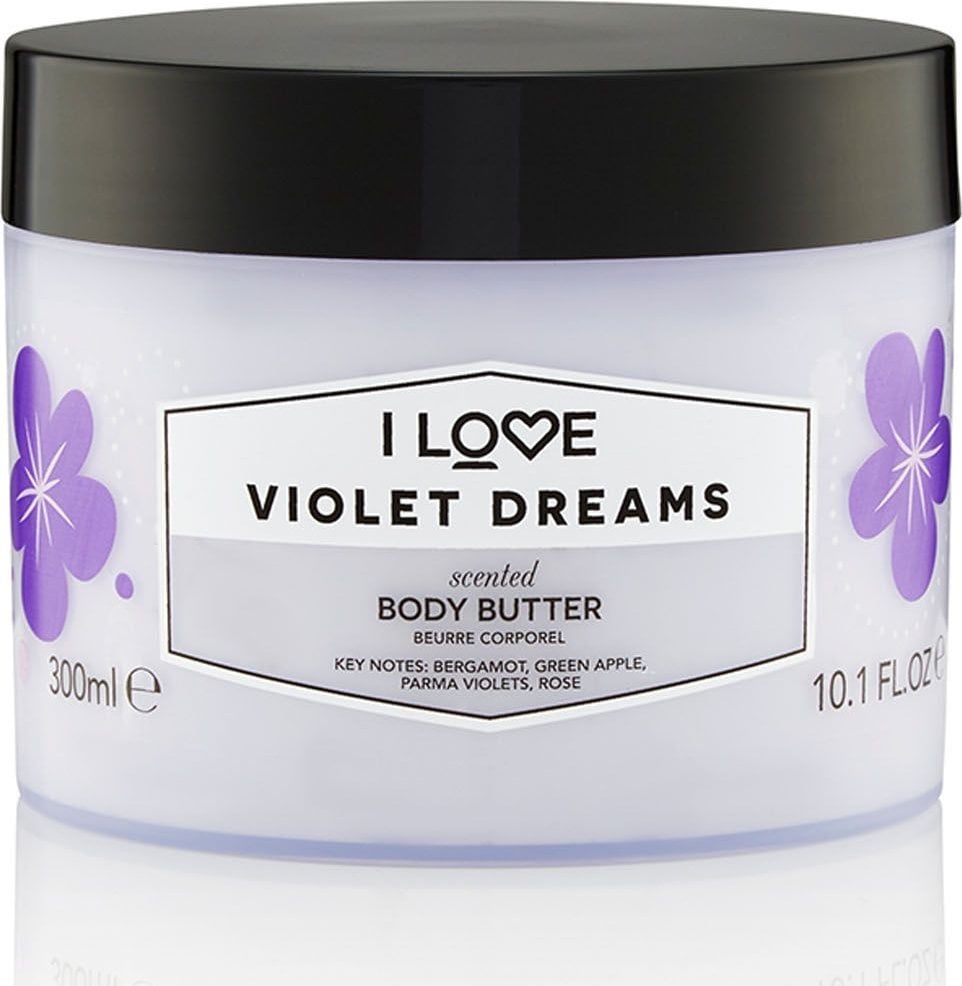I LOVE_Scented Body Butter unt de corp hidratant Violet Dreams 300ml