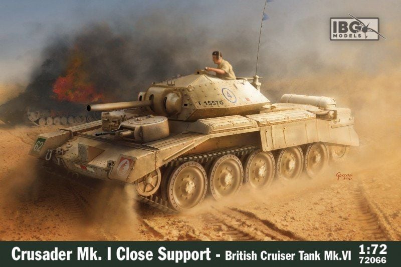 Ibg Model plastikowy Crusader Mk.I CS brytyjski czołg bliskiego wsparcia