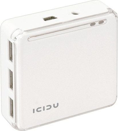 Hub-uri - Icidu ICIDU USB 2.0 HUB & Reader, White