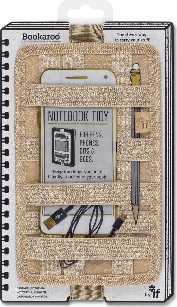 IF Bookaroo Notebook tidy - organizator caiet auriu