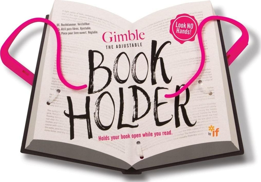 IF Gimble Book Holder Suport pentru cărți pentru tabletă roz