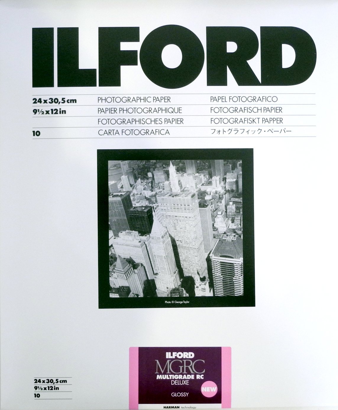 Ilford 1x10 Ilford MG RC DL 1M 24x30