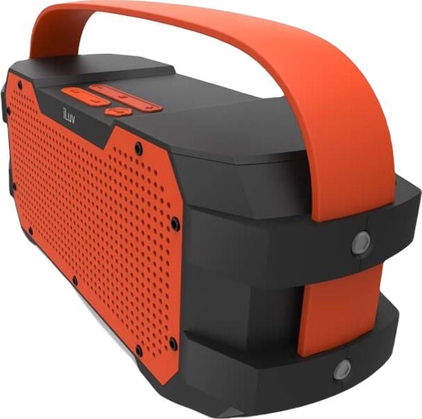 Boxe portabile - iLuv Impact Nivelul 3 Orange | IPX5 BOOMBOX-rezistent la apa | BLUETOOTH VORBITOR