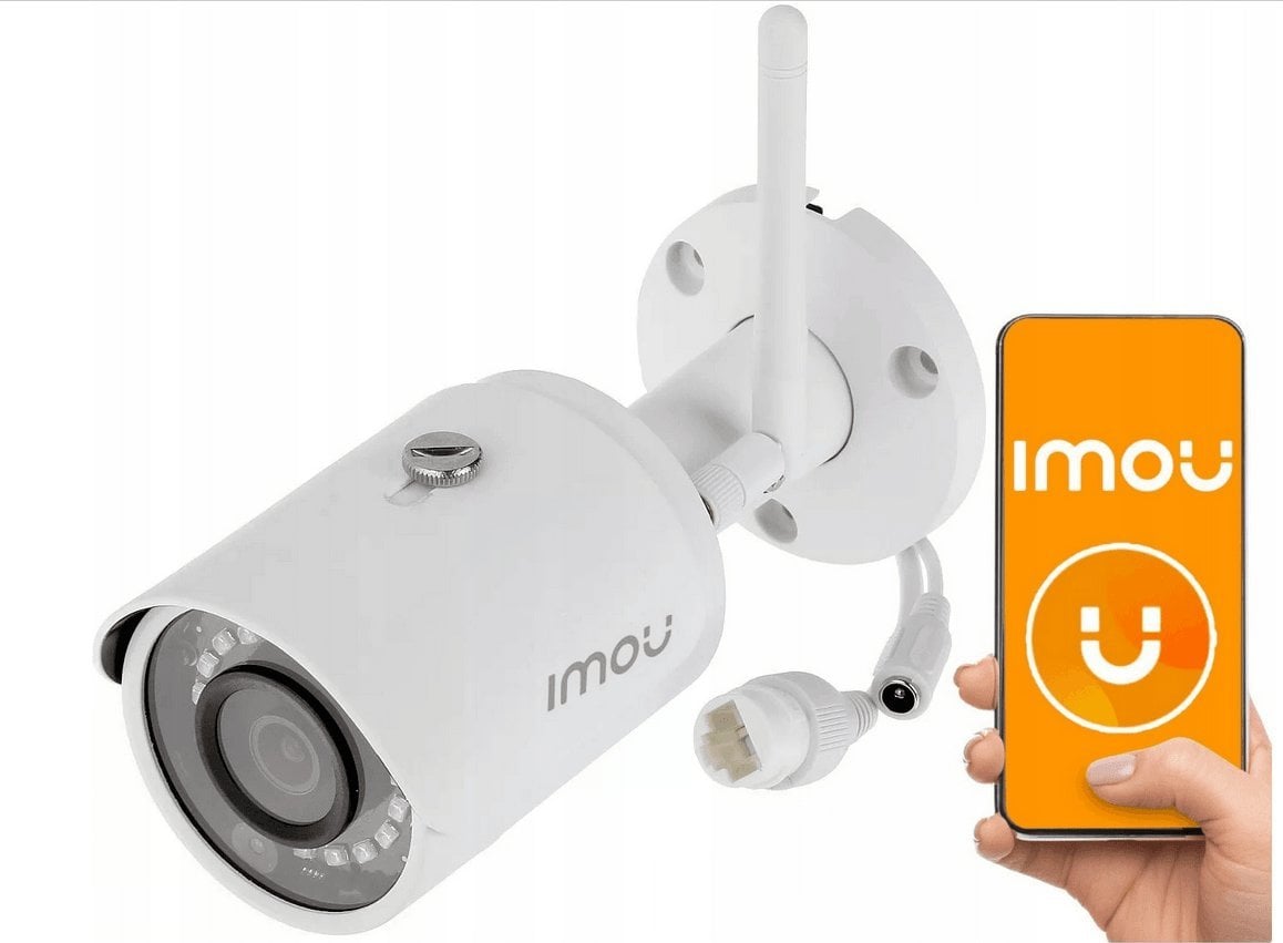 IMOU IP Camera Bullet Pro 3MP Camera IPC-F32MIP 3mp, 3,6 mm, capac metalic, microfon încorporat