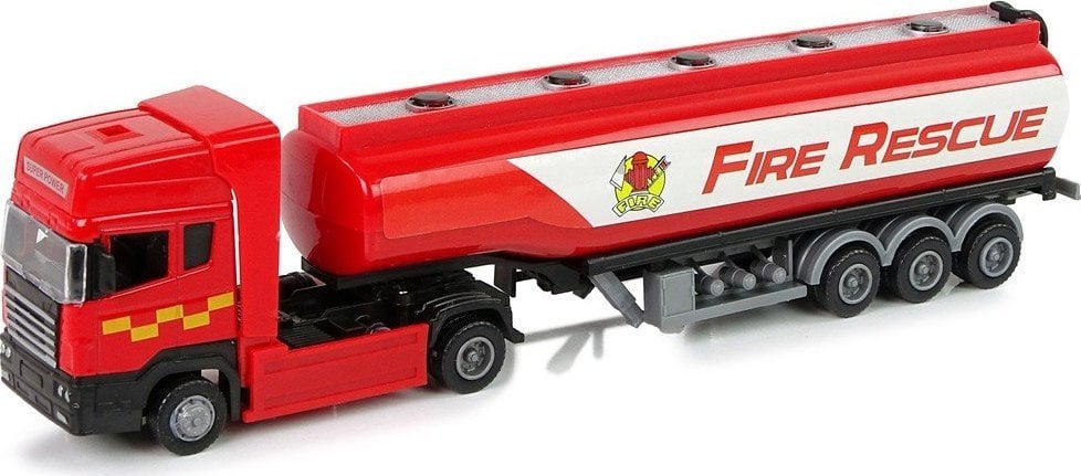 Import Leantoys Camion cisternă Roșu Pompieri Lungime 30 cm