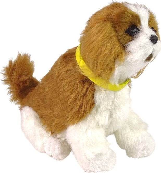 Import leantoys Interactive Dog Puppy Cavalier Plush Barks Tail Waggles