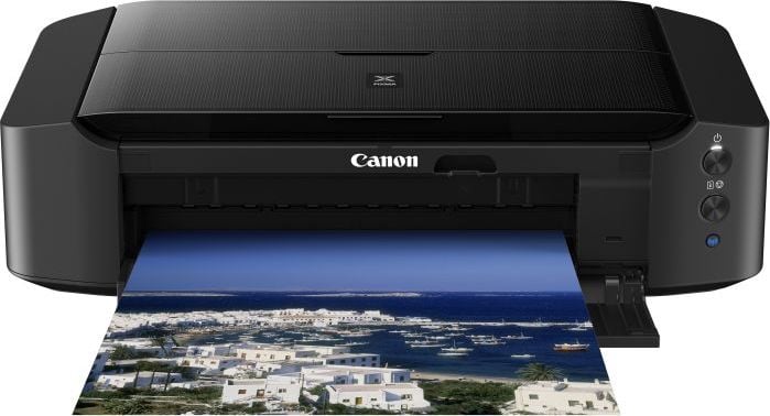 Imprimante si multifunctionale - Imprimanta cu jet de cerneală Canon PIXMA IP-8750 , A3 ,  Card WiFi încorporat , CD / DVD , ChromaLife 100+