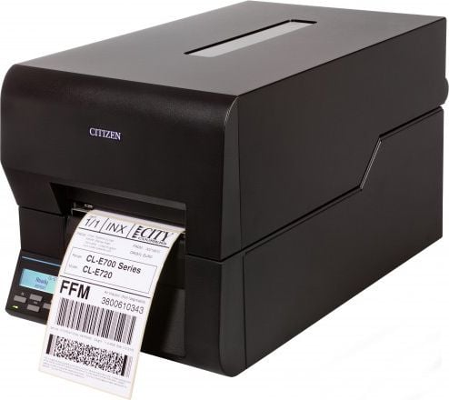 Imprimanta de etichete Citizen CL-E720 , Semi-industrial , 104mm, 118mm , Ecran LCD, Retea