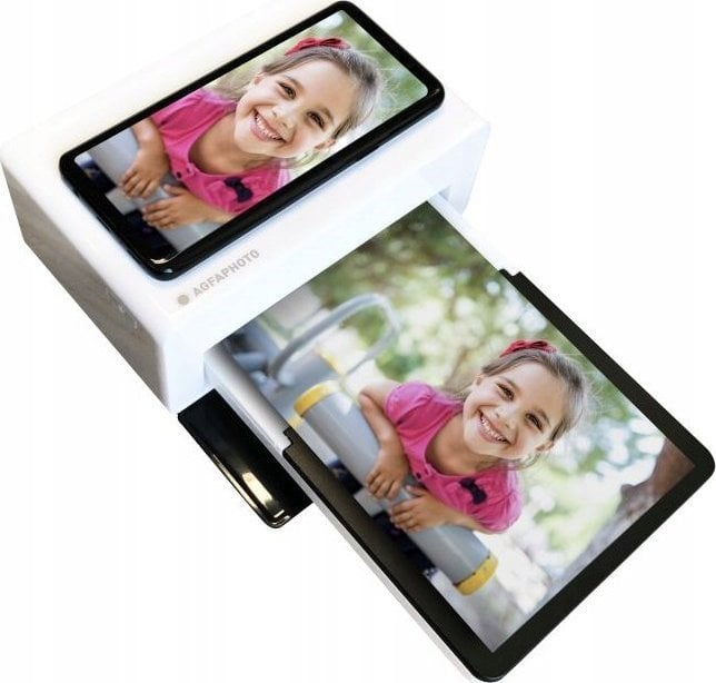 Imprimante si multifunctionale - Imprimantă foto AgfaPhoto Imprimantă foto Bluetooth 10x15 pentru telefon / AMO46