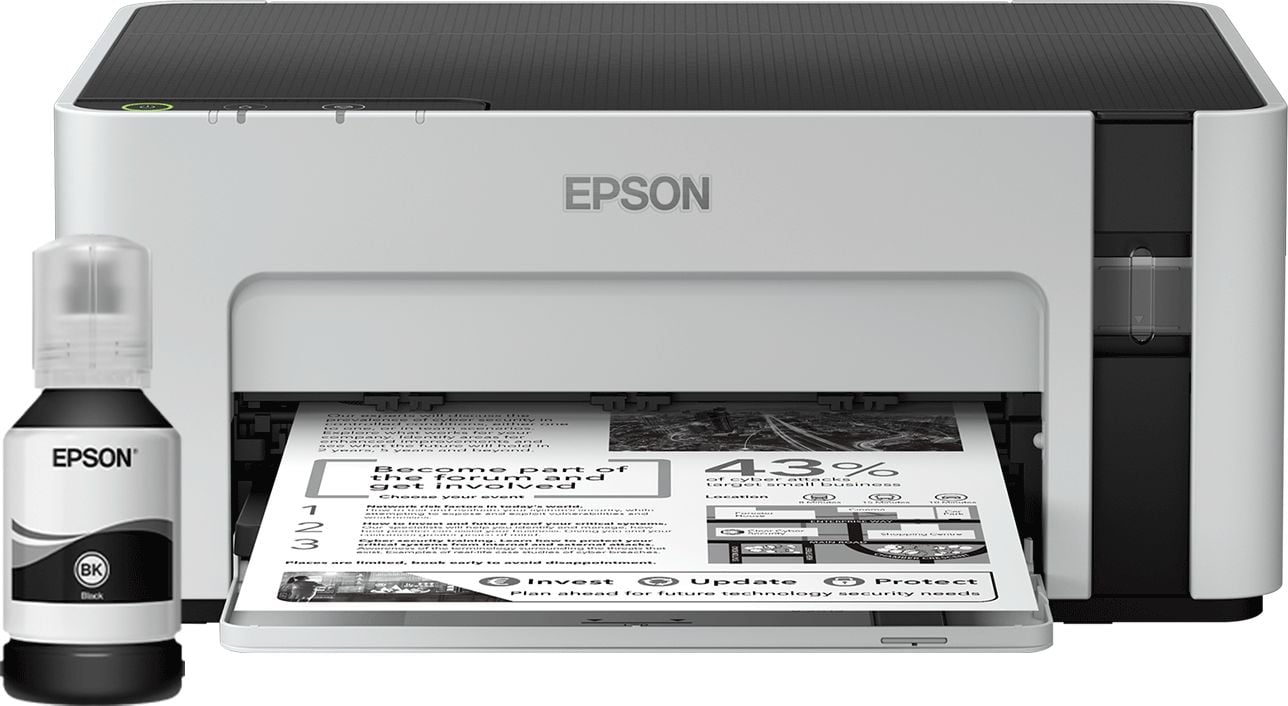 Imprimante si multifunctionale - Imprimanta inkjet monocrom Epson M1120, A4