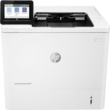 Imprimanta laser monocrom HP Enterprise M611DN, Retea, A4