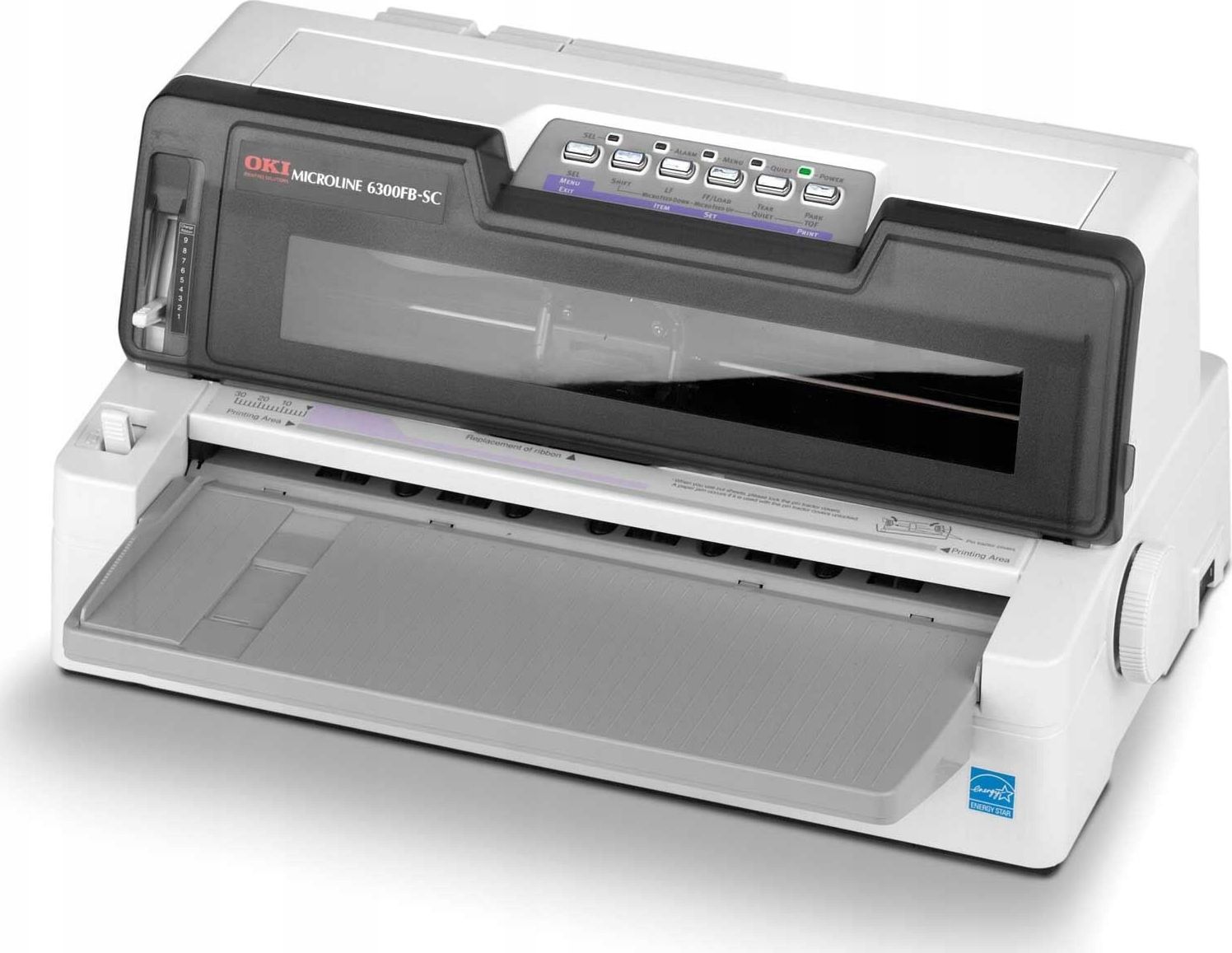 Imprimante matriciale - Imprimanta matriciala OKI MicroLine  293200 , 5 straturi de imprimare , 24 ace , Retea