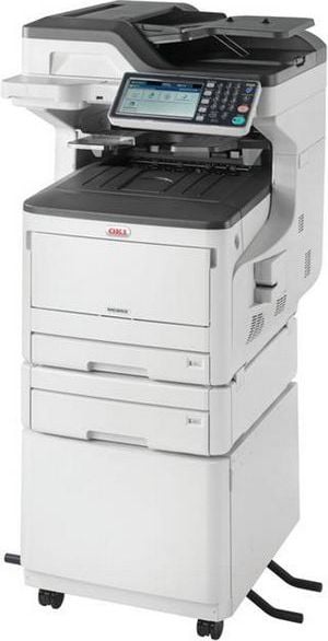 Imprimante si multifunctionale - Imprimanta oki Multifunctional laser color OKI MC853dnct, A3, Tava suplimentara + Cabinet