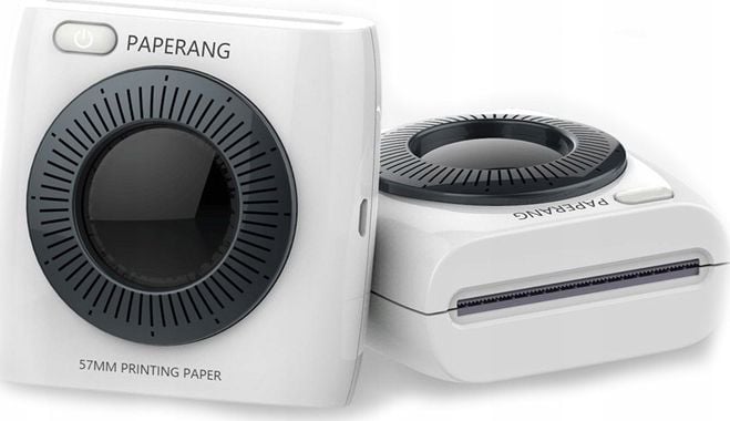 Imprimanta P2 Paperang, pentru telefon, bluetooth, pentru etichete, alb