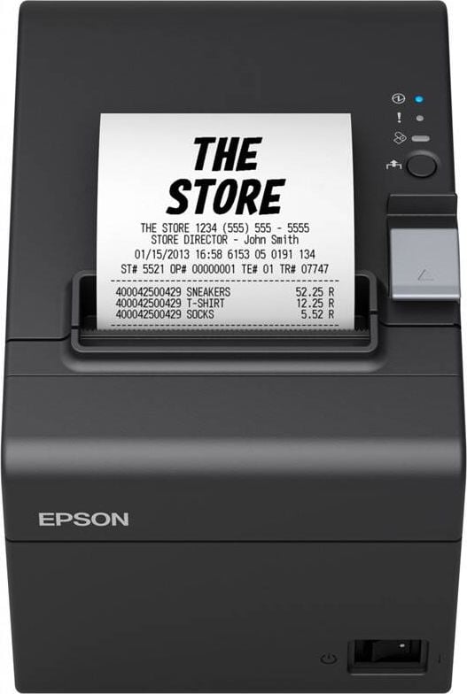Imprimanta termica Epson TM-T20III, USB, Serial, cutter, neagra, kit