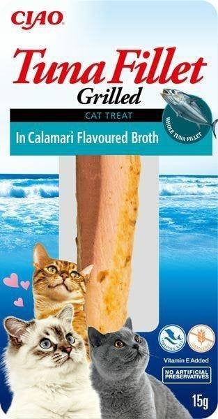 Inaba Foods Delicacy File cu calamari in bulion pentru pisici 15g