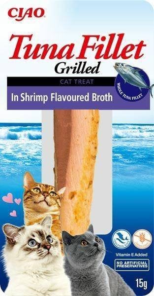 Inaba Foods Delicacy File cu creveti in bulion pentru pisici 15g