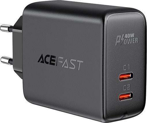 Încărcător Acefast 2x USB-C 2.4A (6974316280194)