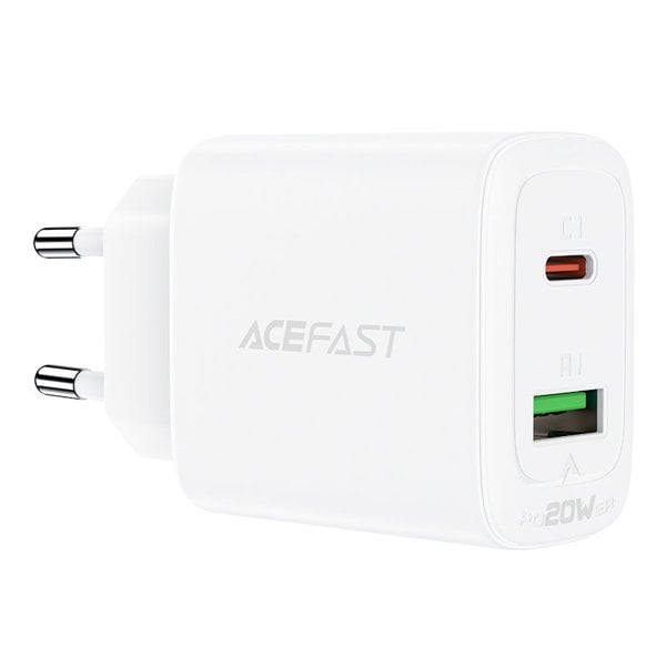 Încărcător Acefast A25 1x USB-A 1x USB-C 3 A (6974316281214)