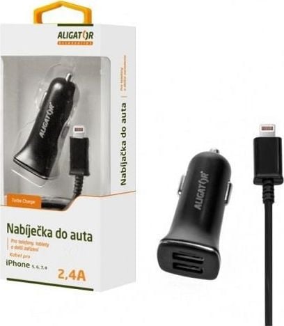 Încărcător Aligator CHA0012 2x USB-A 2,4 A (CHA0012)
