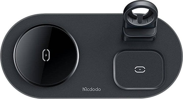 Incarcator Mcdodo Incarcator wireless Mcdodo CH-7063 3in1 15W (telefon/TWS/Apple Watch) negru