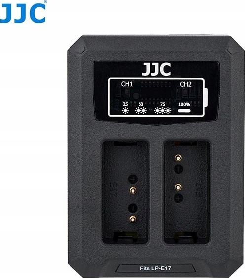 Încărcător pentru cameră JJC Încărcător USB dublu canal pentru Canon Lp-e17
