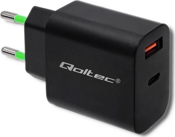 Încărcător Qoltec 1x USB-A 1x USB-C 3 A (51713)