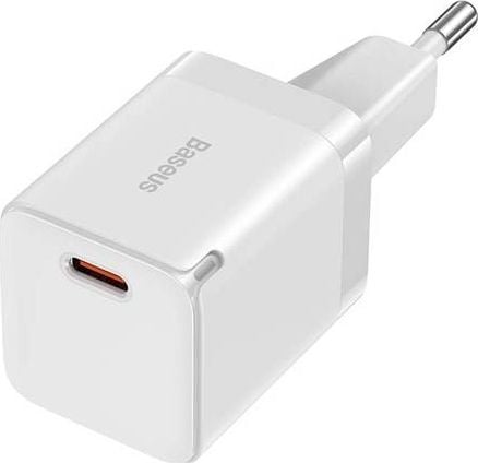 Incarcator retea Baseus GaN3 CCGN010102, Quick Charge 30W, 1 x USB Type-C 5V/3A, Alb