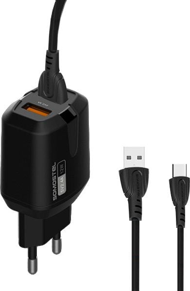 Încărcător Somostel SMS-A139 2x USB-A 2,4 A (26575)