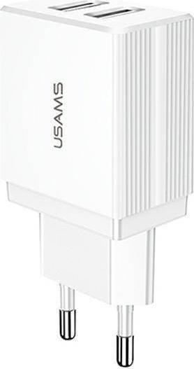 Încărcător Usams US-CC090 2x USB-A 2,1 A (CC90TC01)