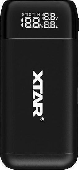 Încărcător Xtar ÎNCĂRCĂTOR/POWERBANK XTAR PENTRU BATERIE CILINDRICE LI-ION 18650/20700/21700 NEGRU PB2S